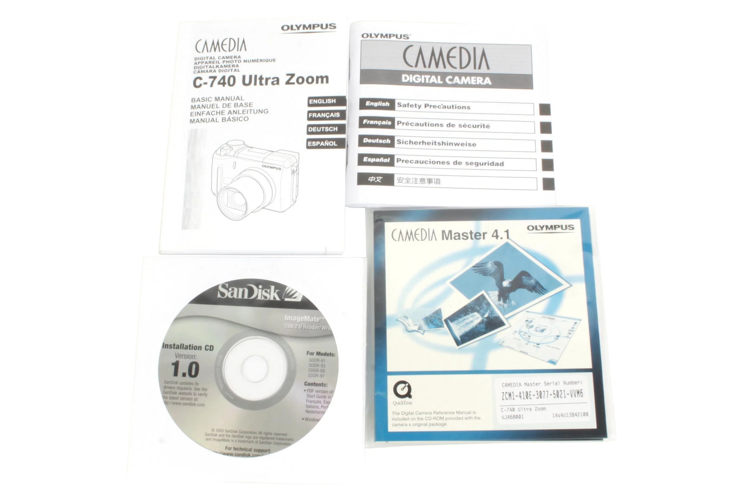 Olympus C-740 - Early Digital Camera - For Parts
