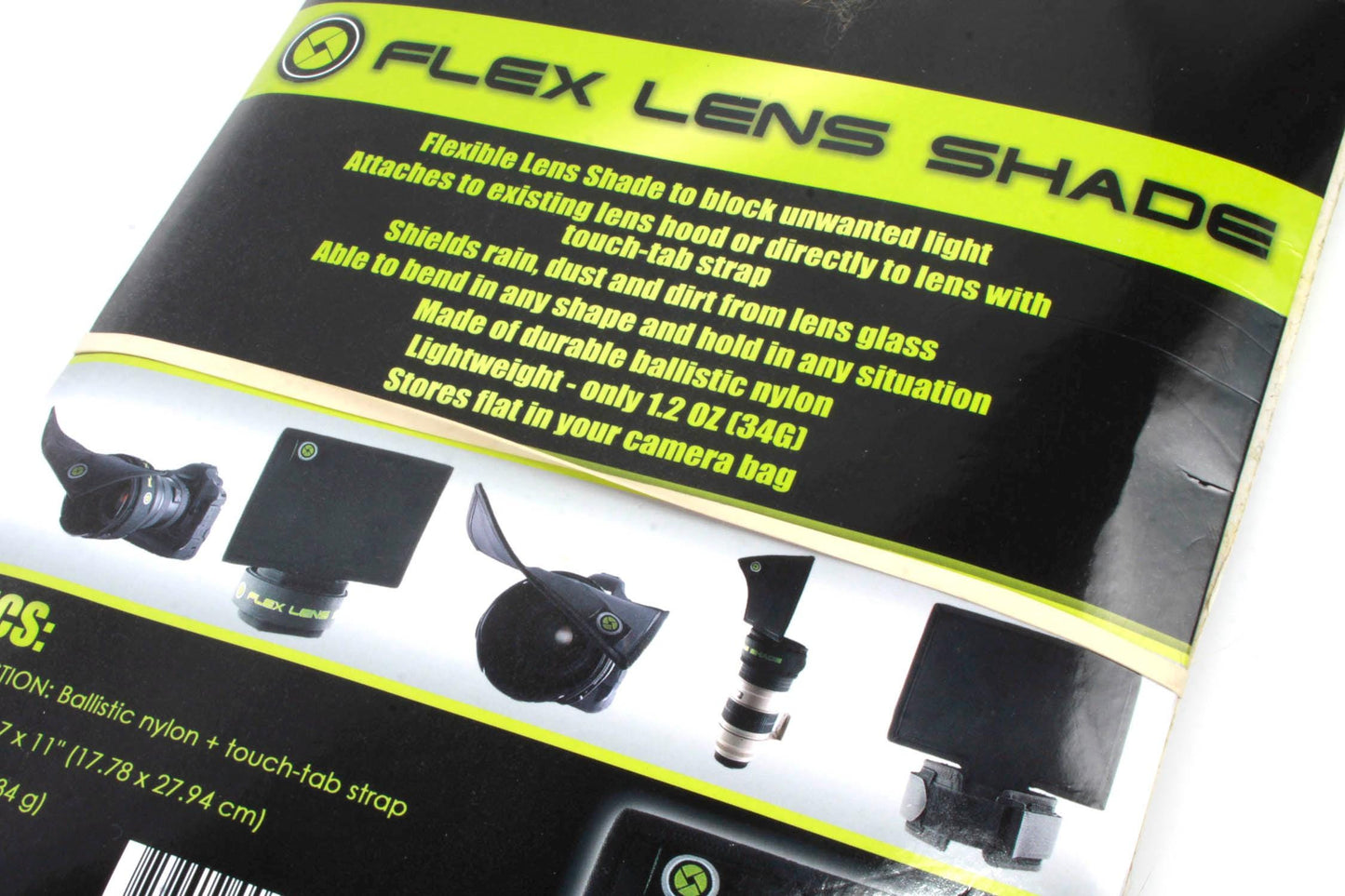 Adjustable Flex Lens Shade for any SLR lens