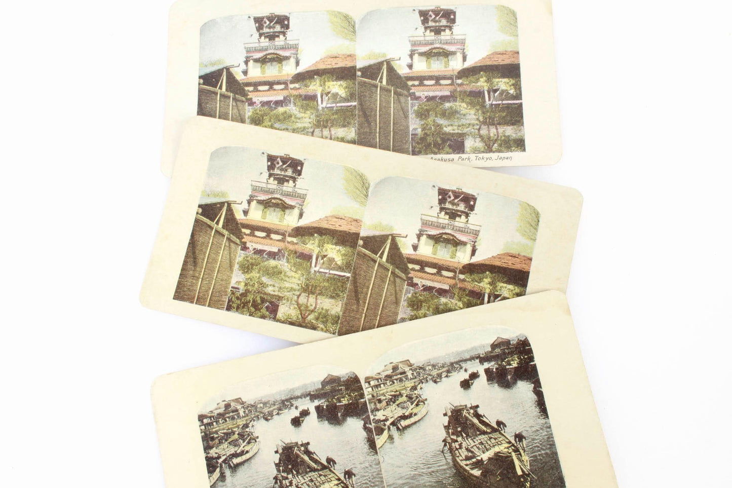 Stereoview Cards Pack of 3 Japan