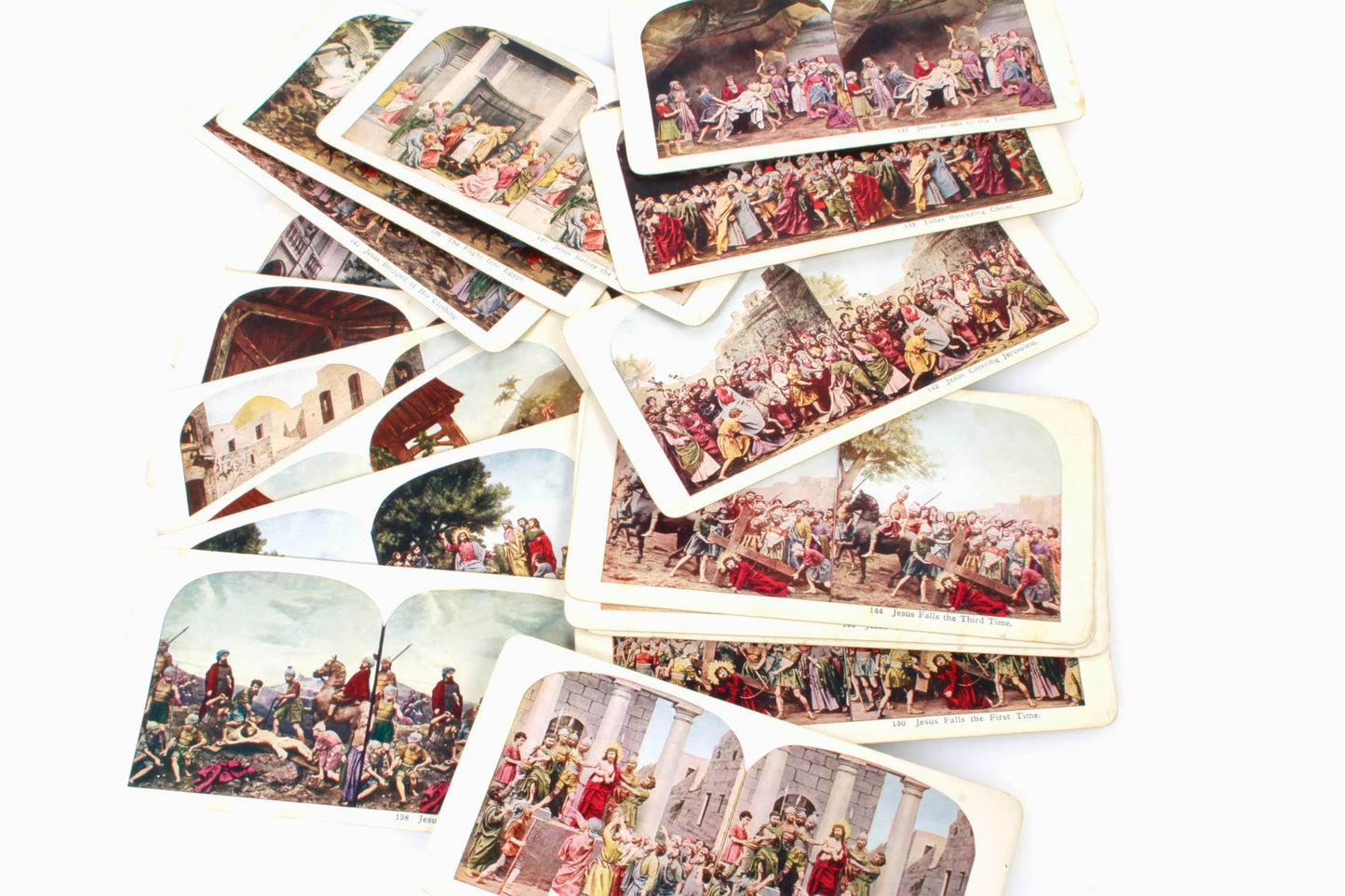 Stereoview Cards Lot of 15 Christian Images