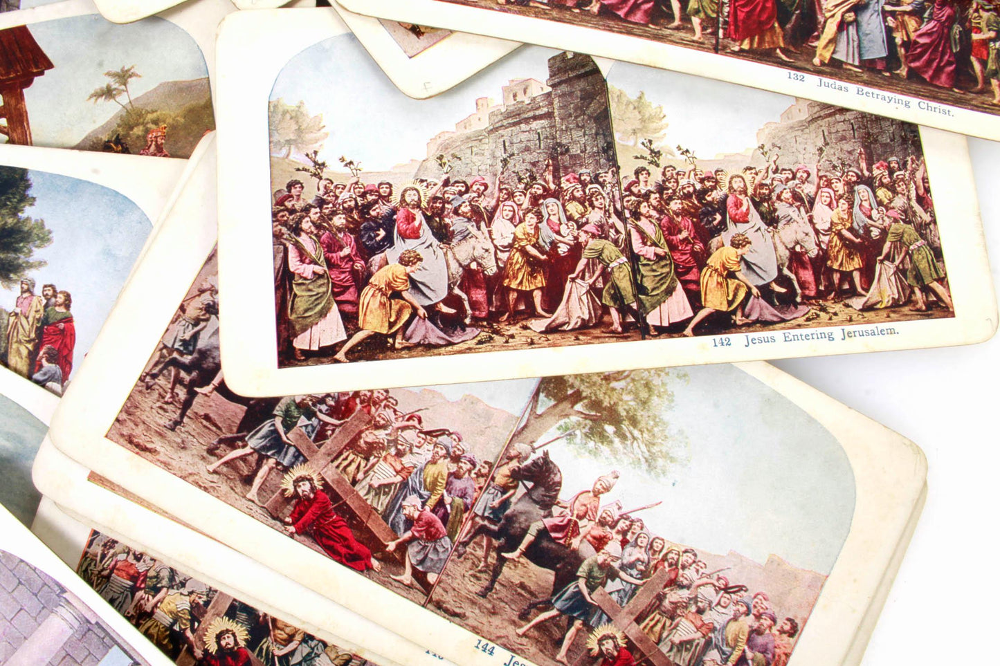 Stereoview Cards Lot of 15 Christian Images