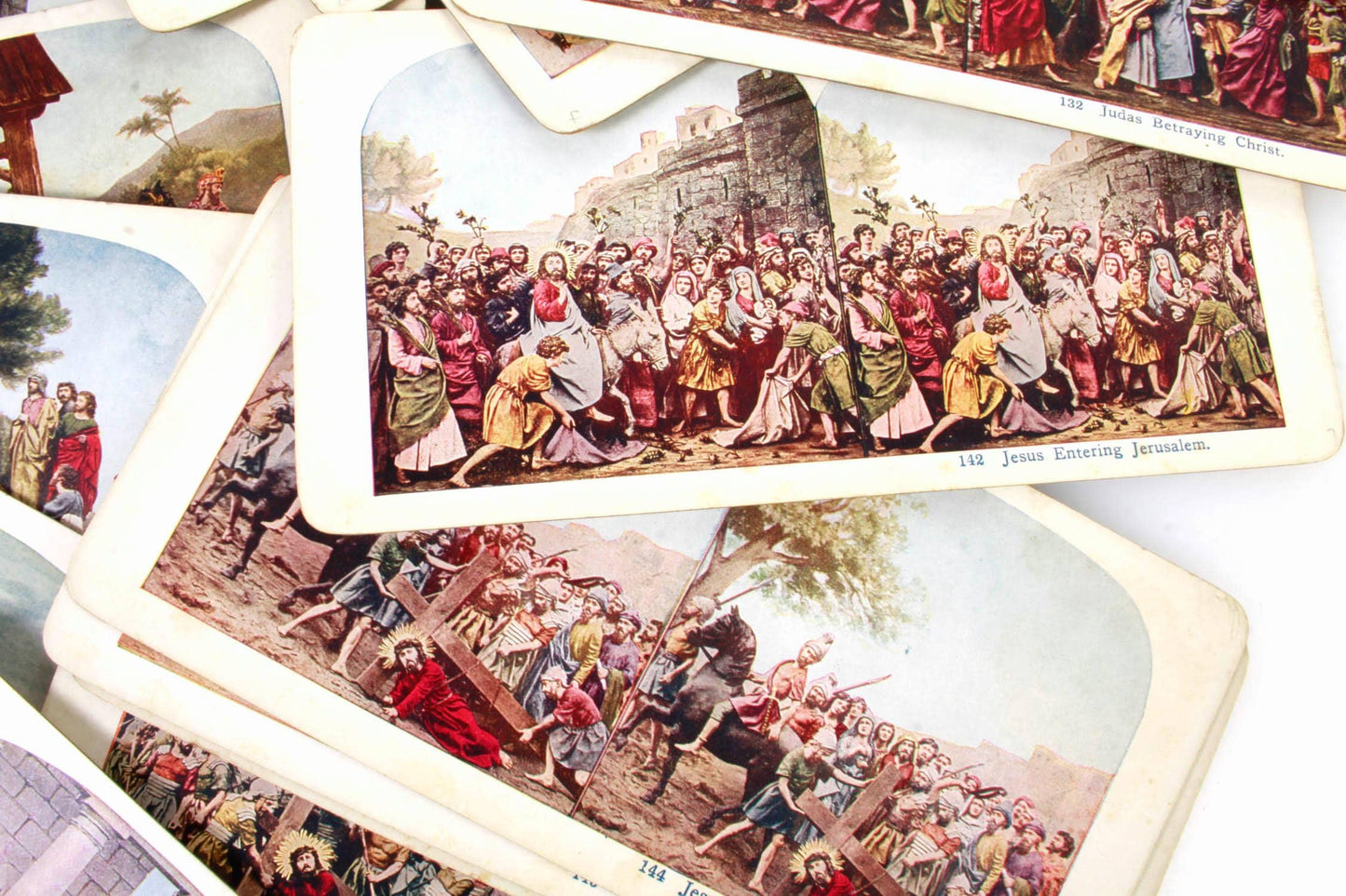 Stereoview Cards Lot of 15 Christian Images