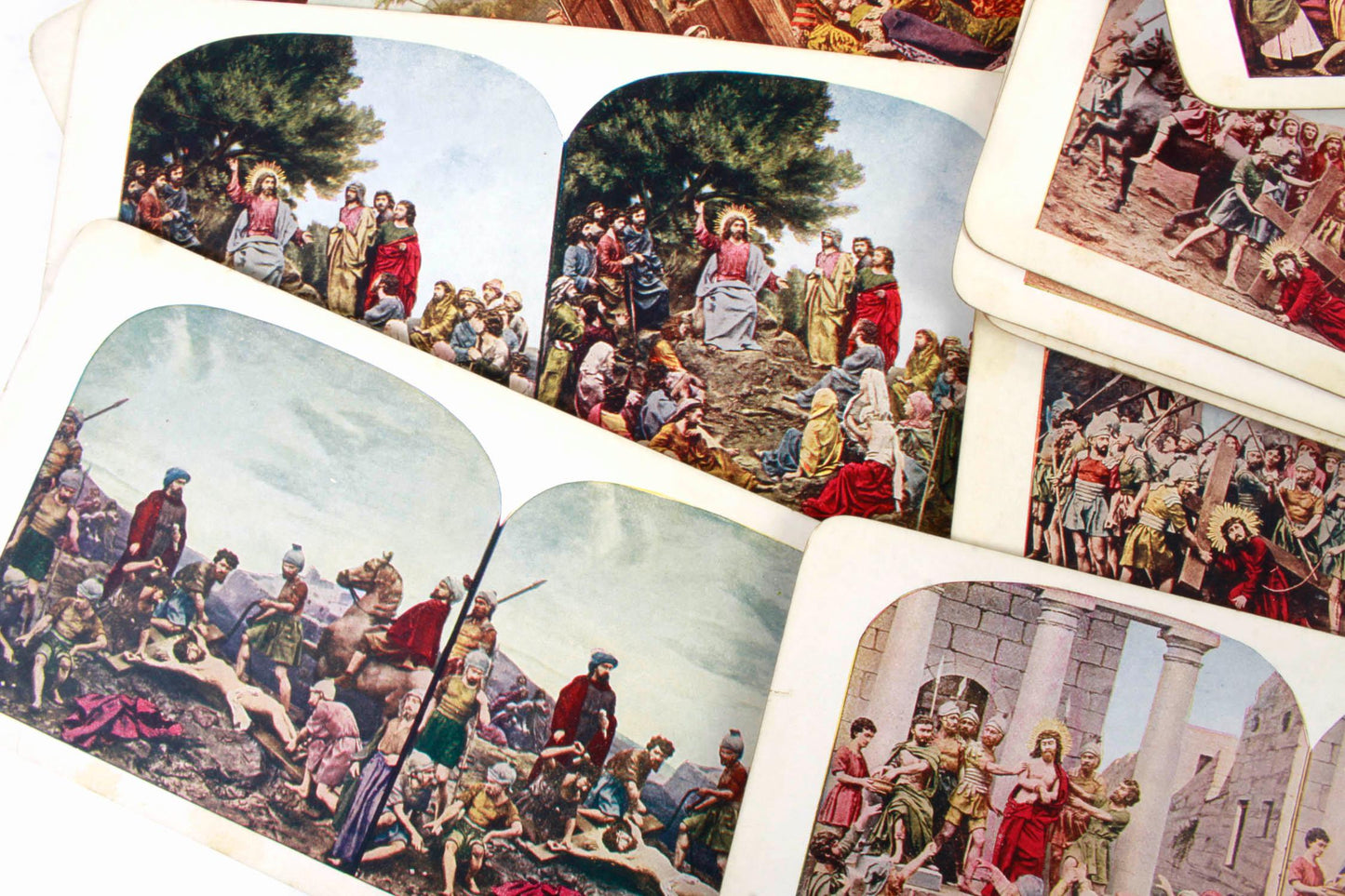 Stereoview Cards Lot of 15 Christian Images