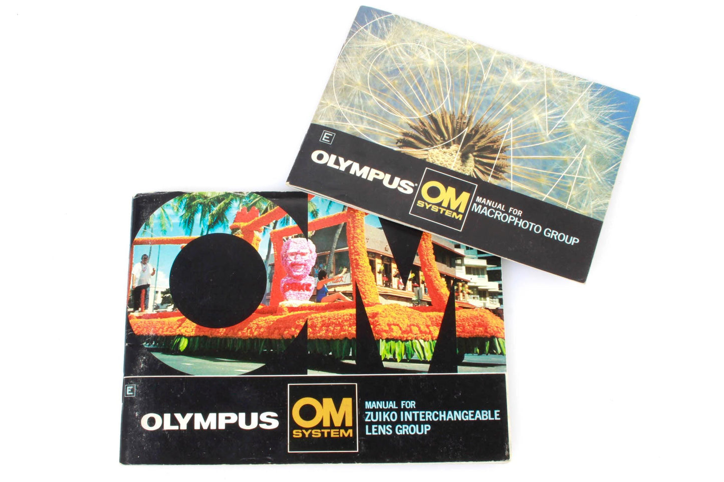 Olympus OM System manuals for Macrophoto group & Zuiko interchangeable lens group