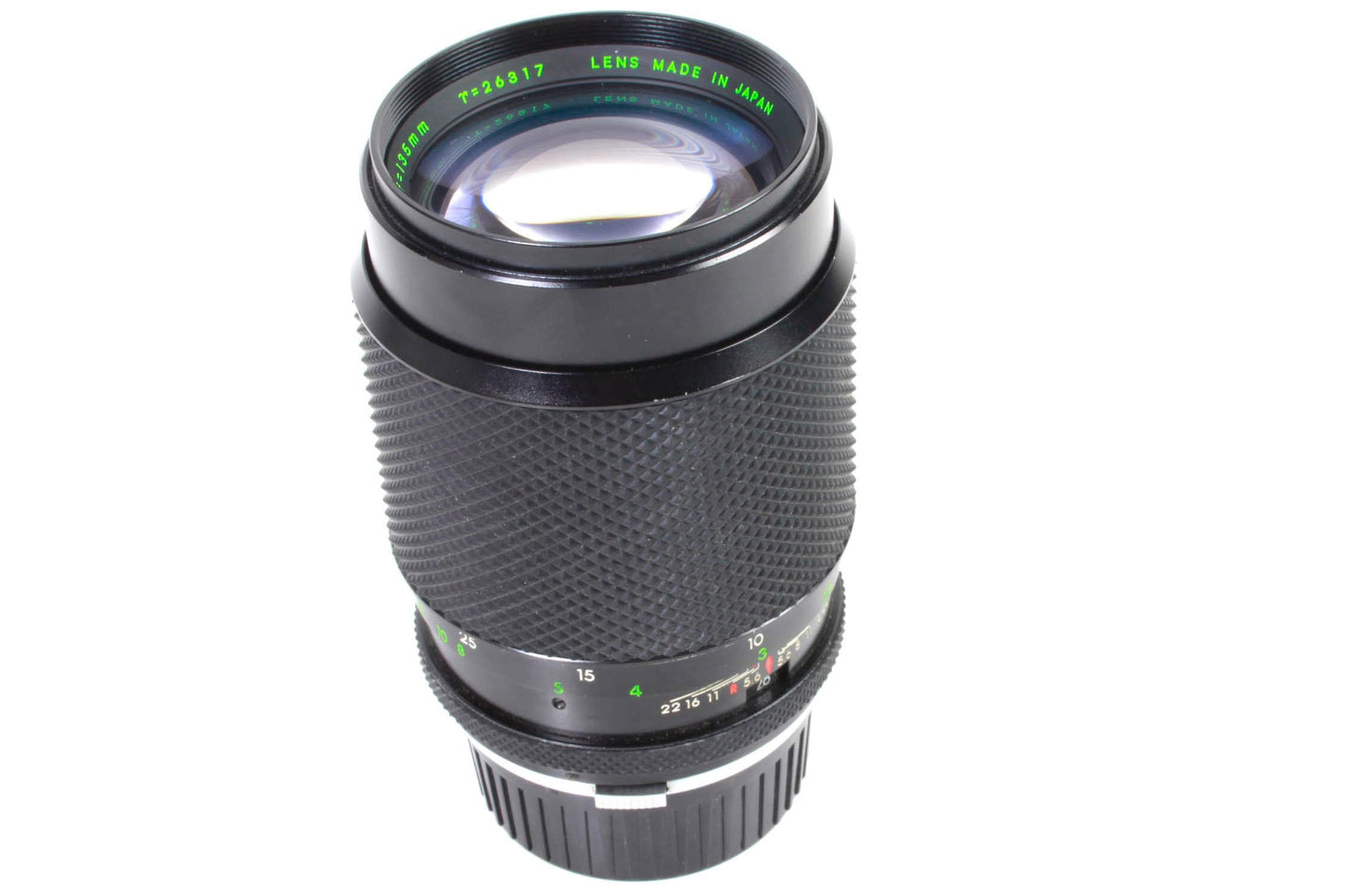 Quantaray 135mm f/2.8 lens for Olympus OM mount
