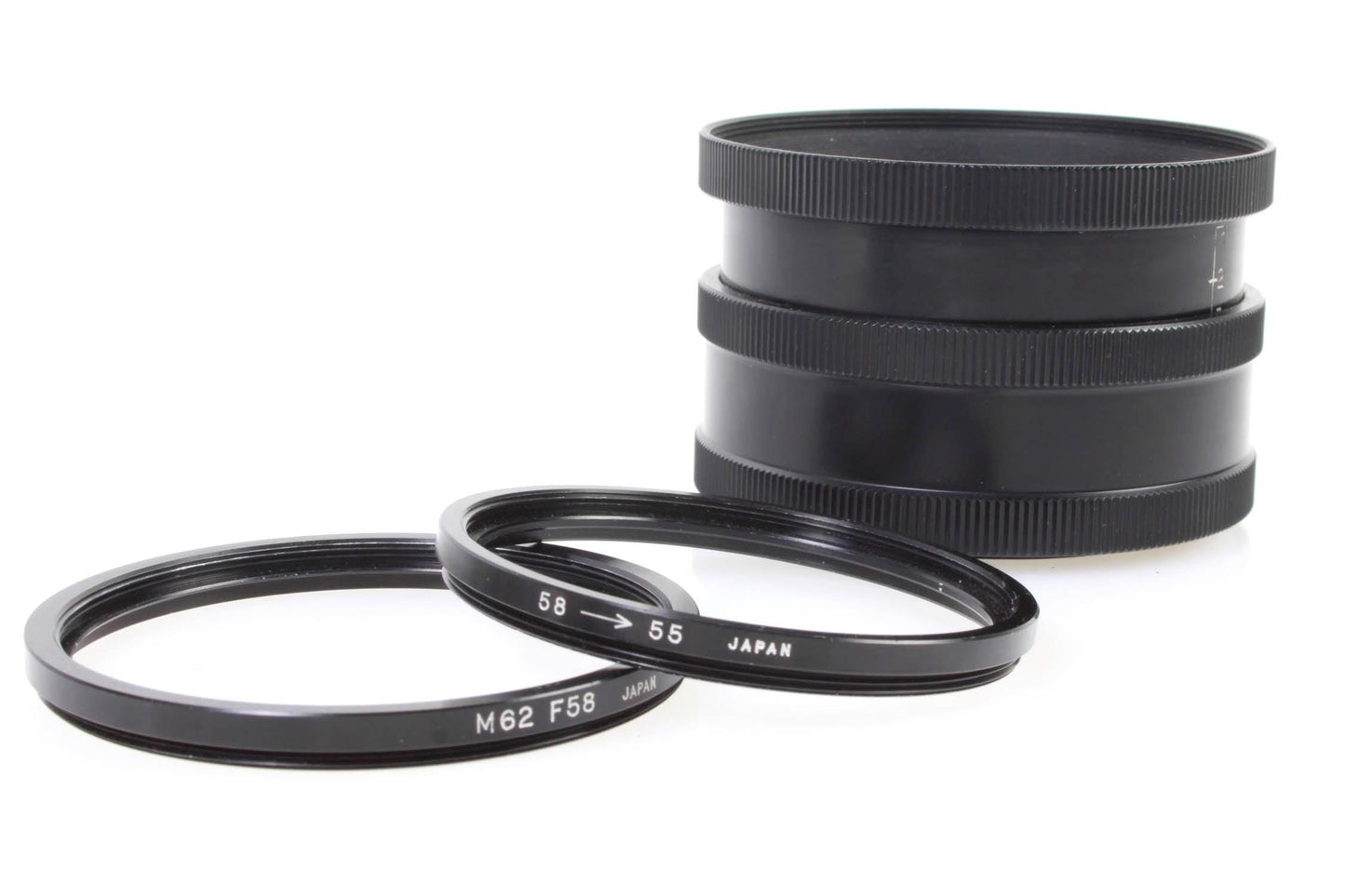 55mm Spiratone Vignetar Soft Focus Central Spot filter with 58 & 62mm adapters