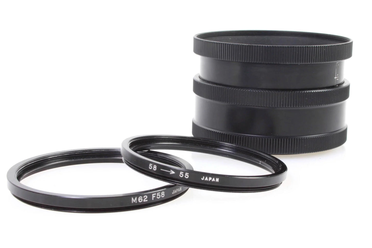 55mm Spiratone Vignetar Soft Focus Central Spot filter with 58 & 62mm adapters