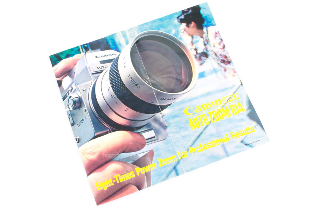 Canon Super 8 Auto Zoom 814 Manual