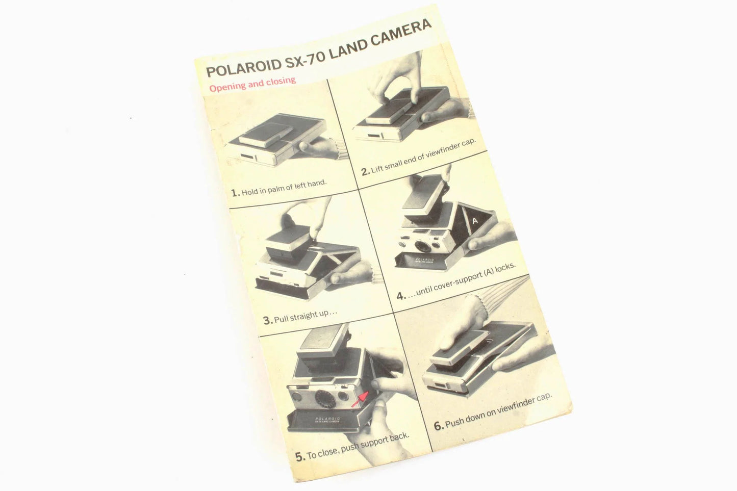 Polaroid SX-70 Instructional manual