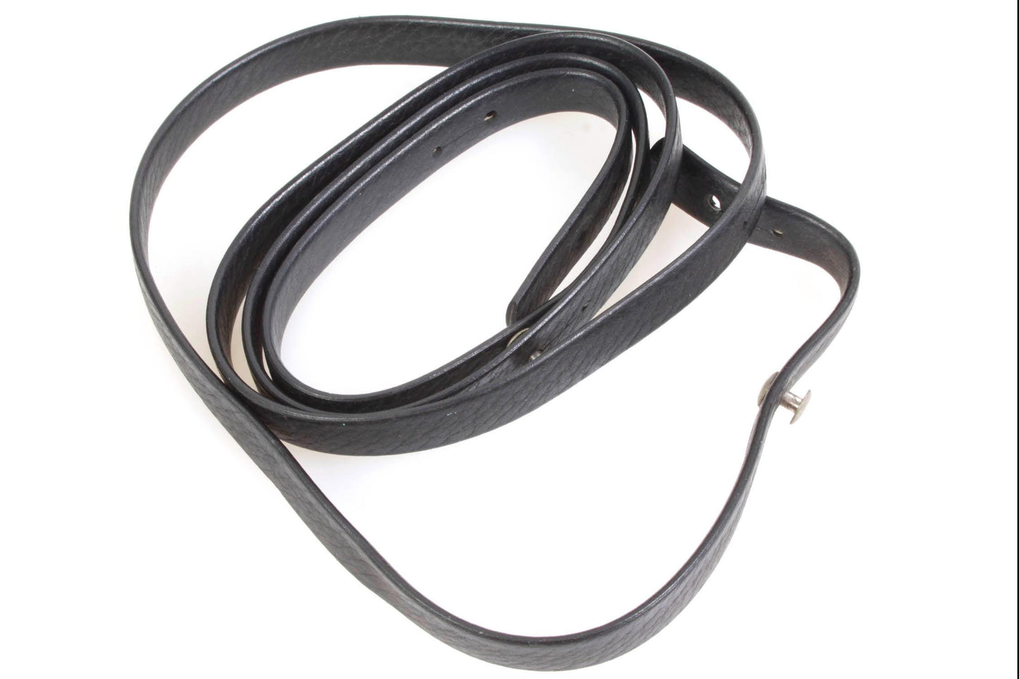 Thin Black Vinyl Camera Strap 1960s