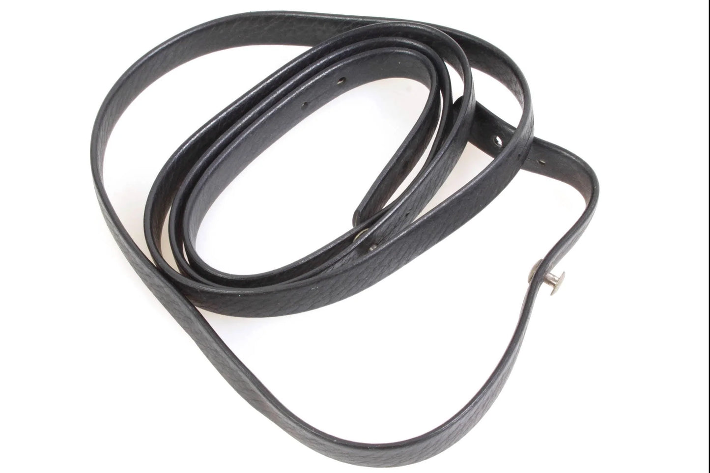 Thin Black Vinyl Camera Strap 1960s