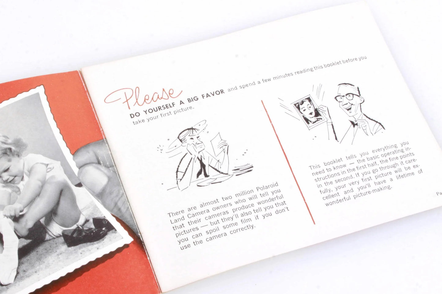 Vintage Polaroid Model 150/800 Camera Manual