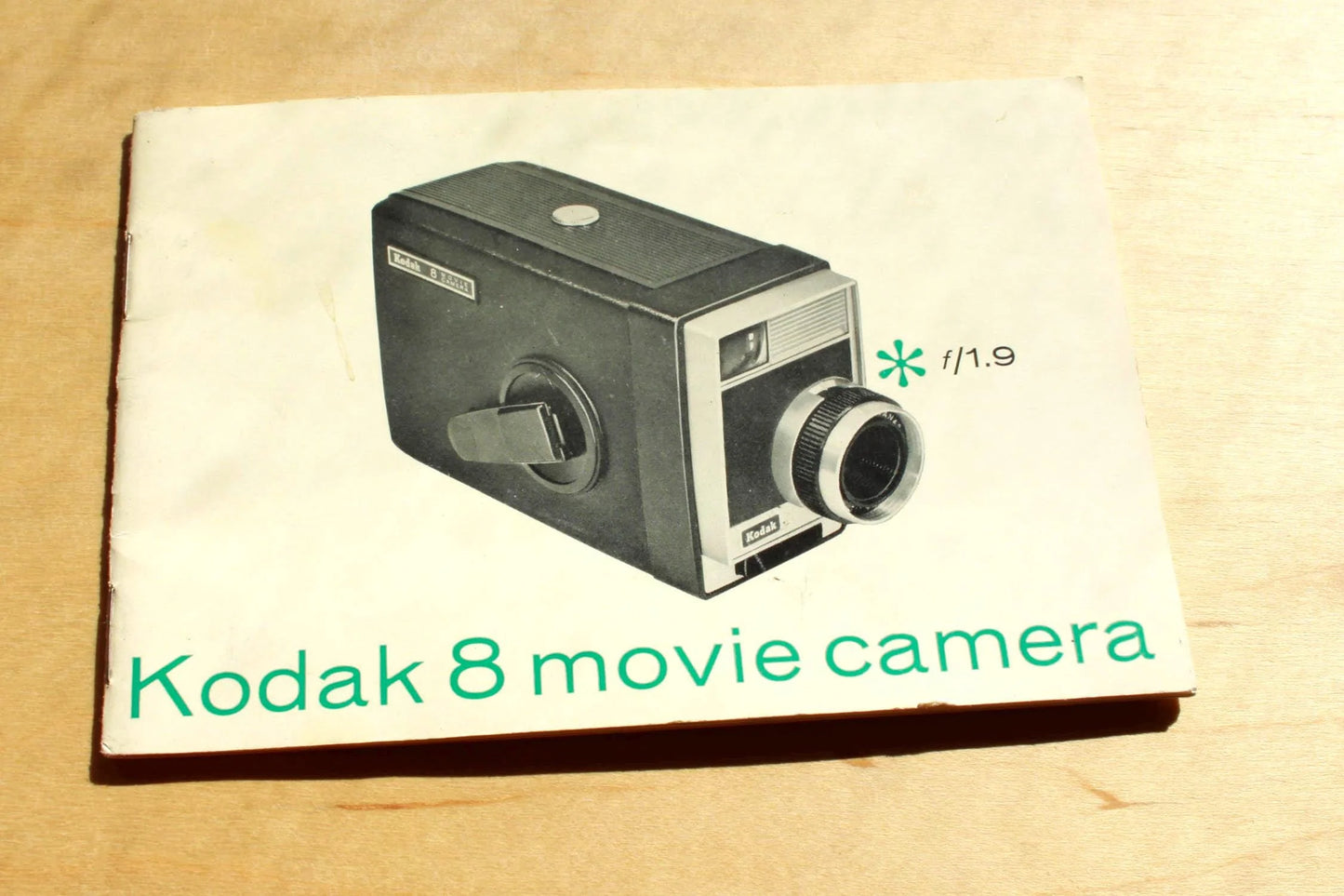 Kodak 8mm Movie Camera Manual