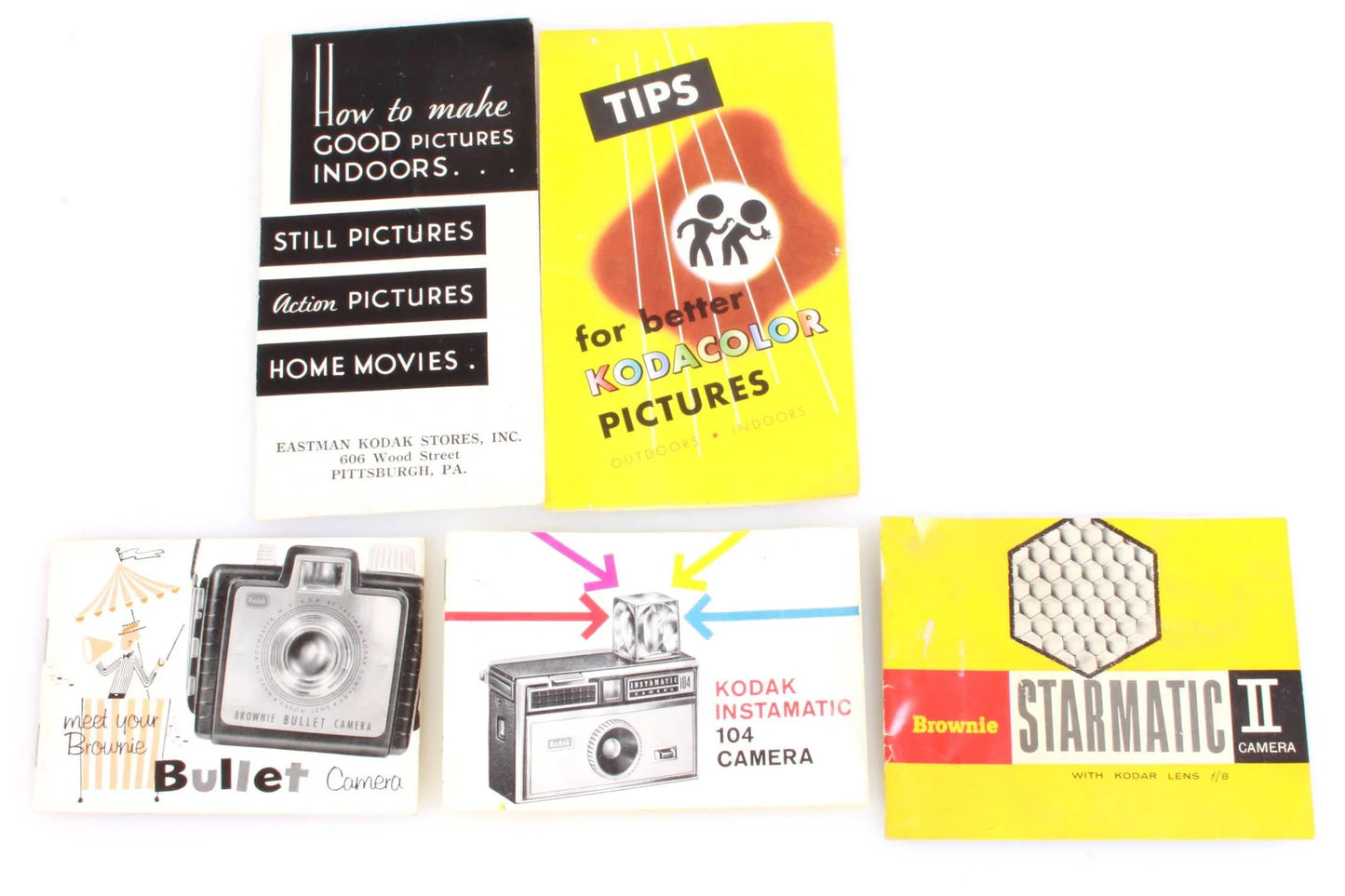 Various Kodak Advertising Booklets