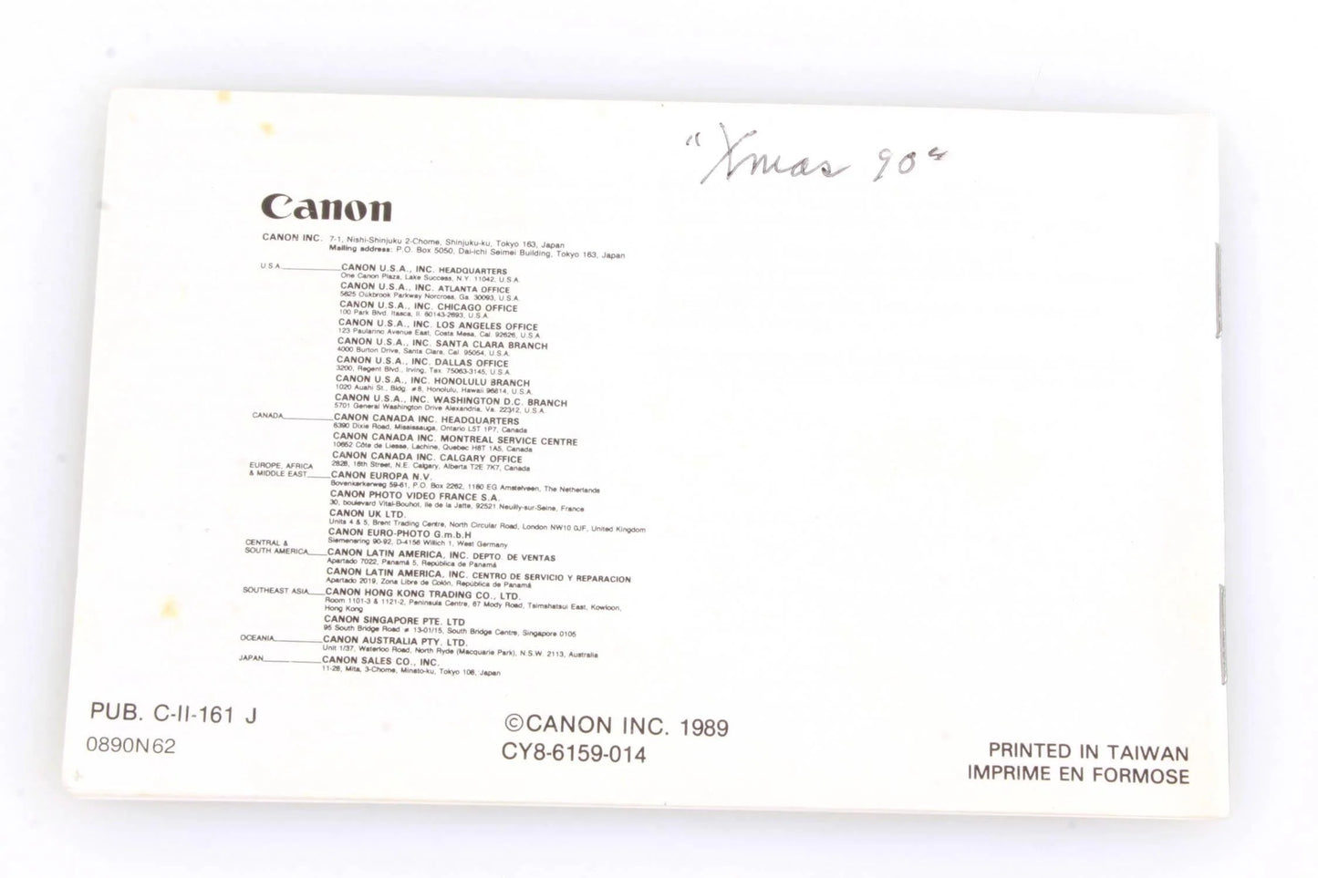 Canon Snappy AF Manual