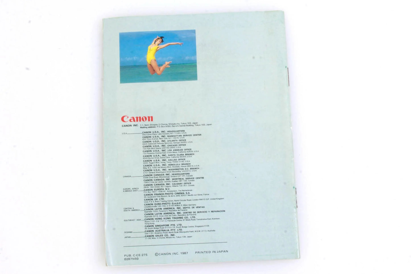 Canon EOS "Tips On Technique" Guide Booklet