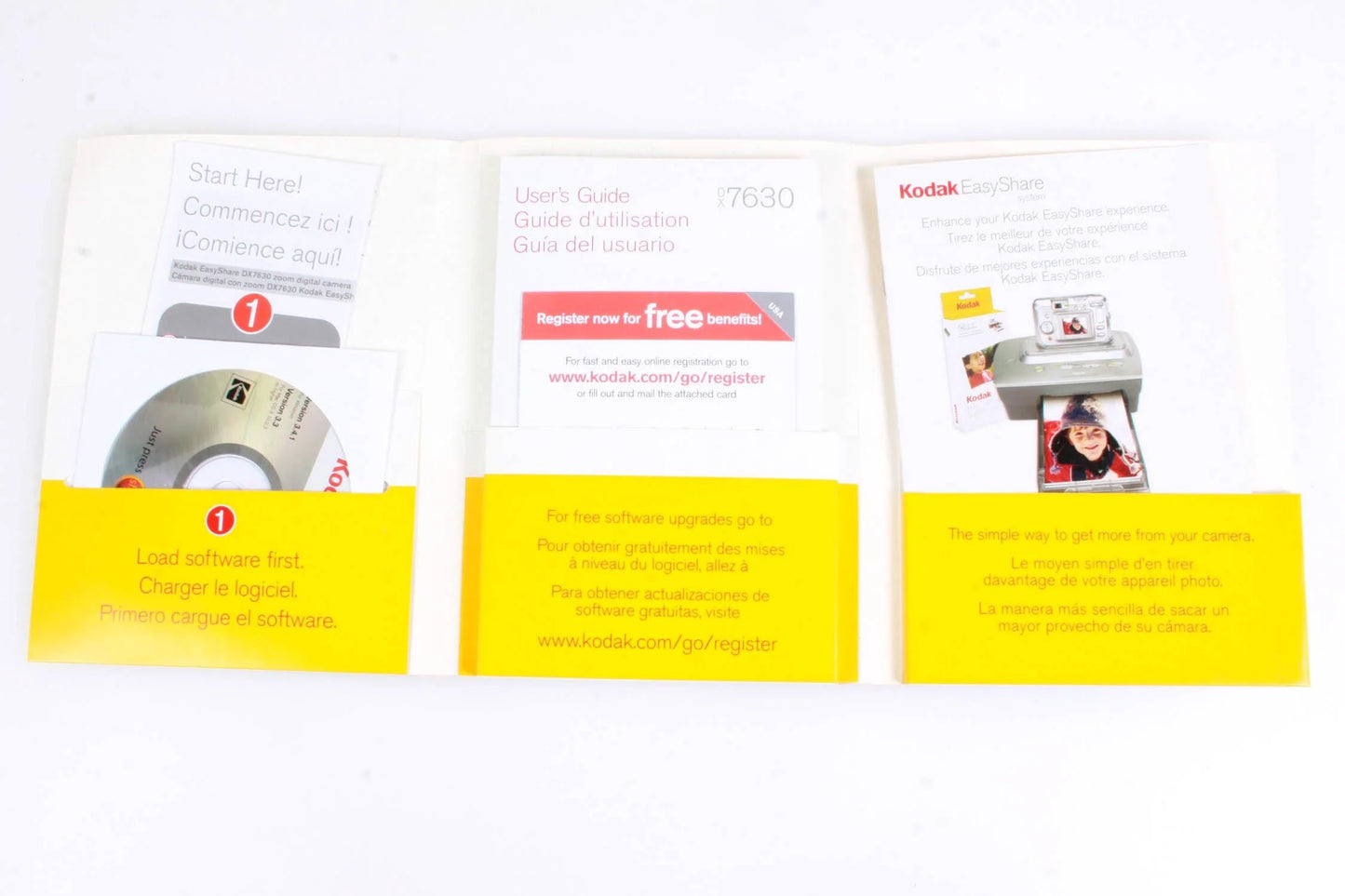 Kodak EasyShare DX 7630 Getting Started Kit