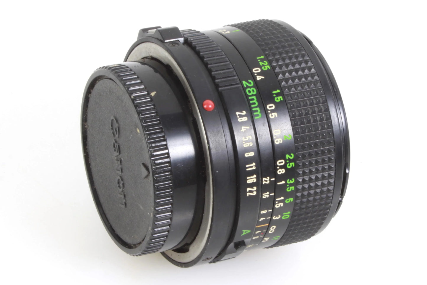 Canon FD 28mm 2.8 Wide Prime AE1/AE1P Lens w/ Caps