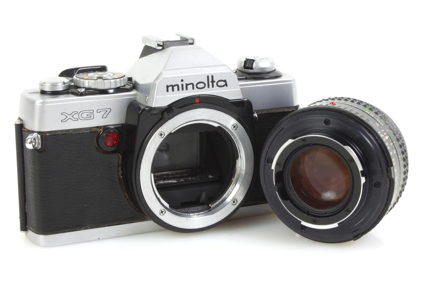 Minolta XG7 35mm Camera w/ 50mm 1.4 Rokkor Lens & Power Winder