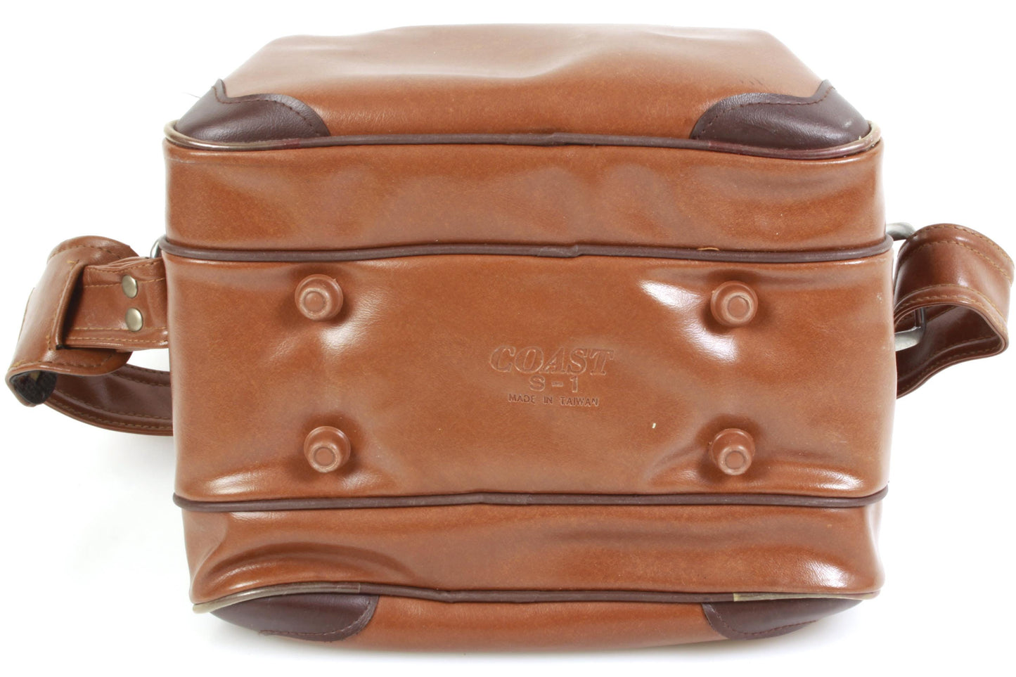 Camera Bag w/ 3 Pockets 1980s Brown