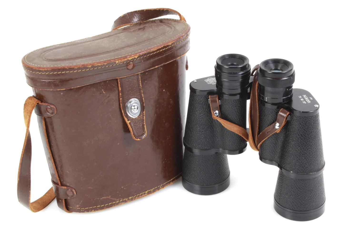 Nippon Kogaku Tokyo J-B7 7x50 Binoculars w/ Leather Case