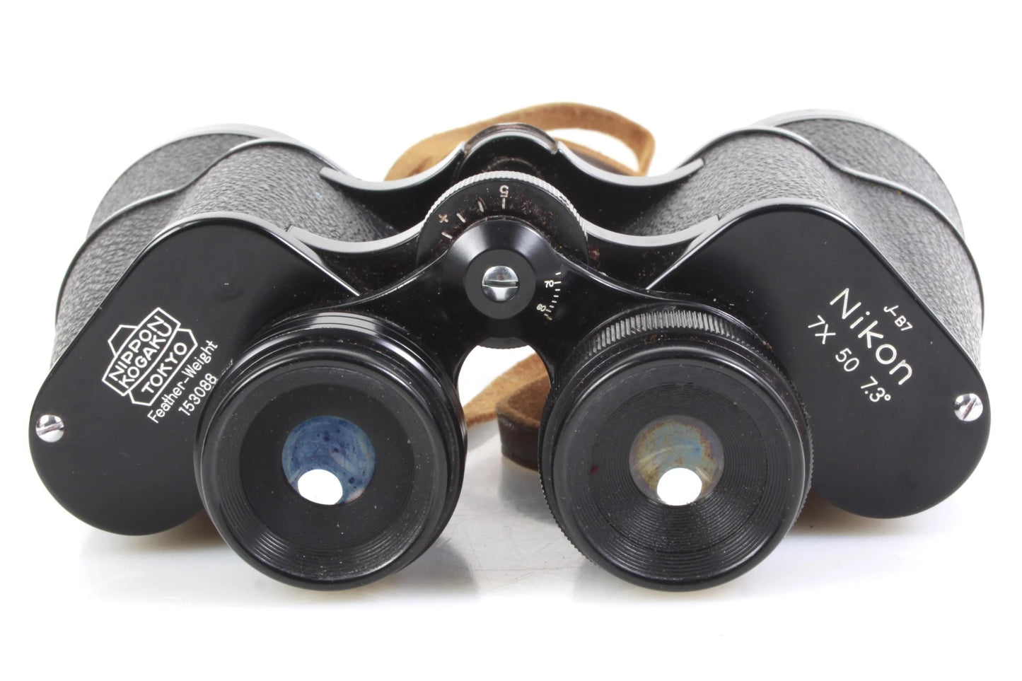 Nippon Kogaku Tokyo J-B7 7x50 Binoculars w/ Leather Case