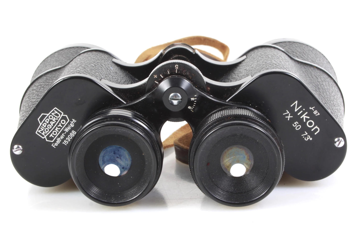 Nippon Kogaku Tokyo J-B7 7x50 Binoculars w/ Leather Case