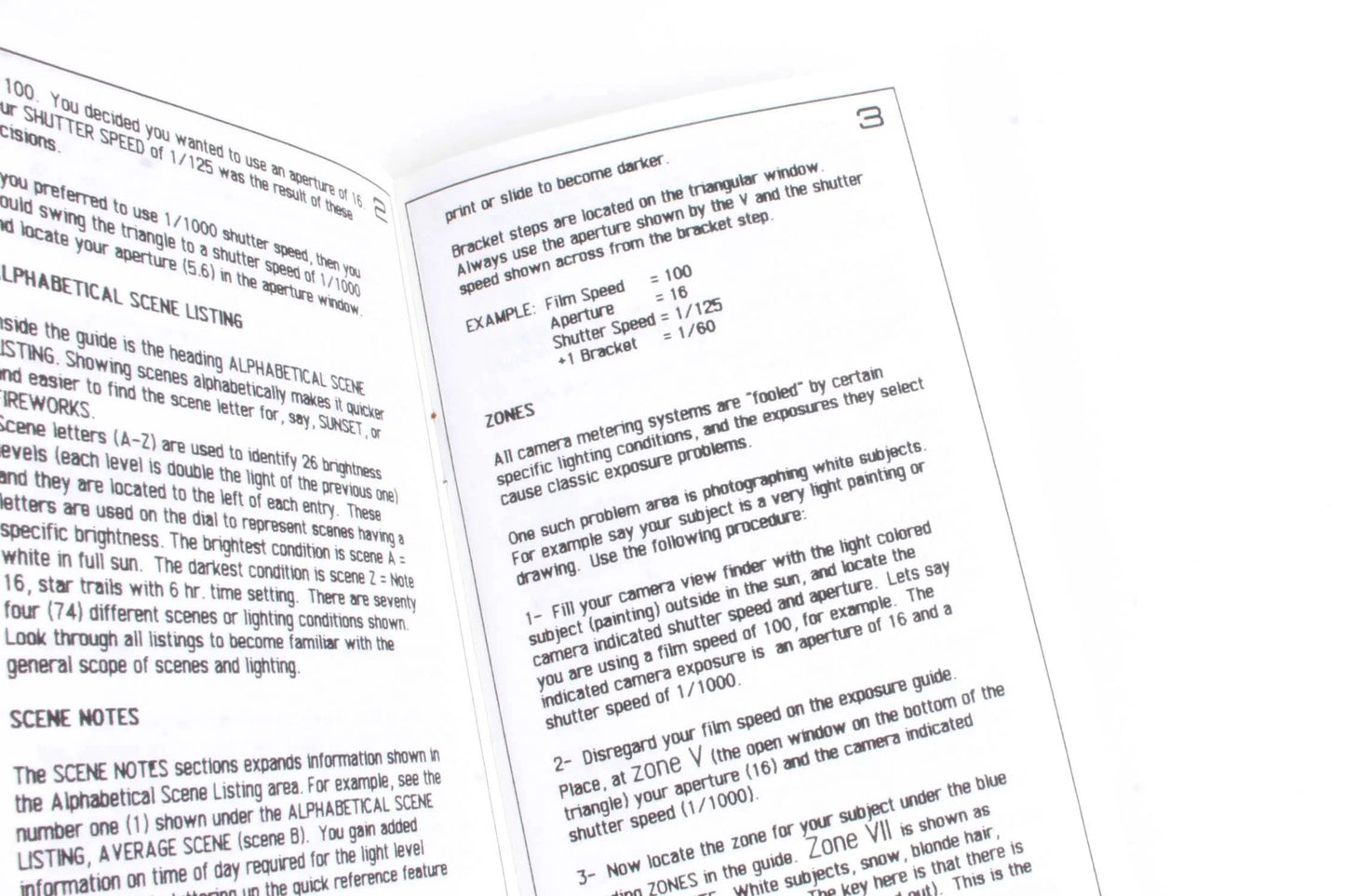 Camera Exposure Guide and Manual
