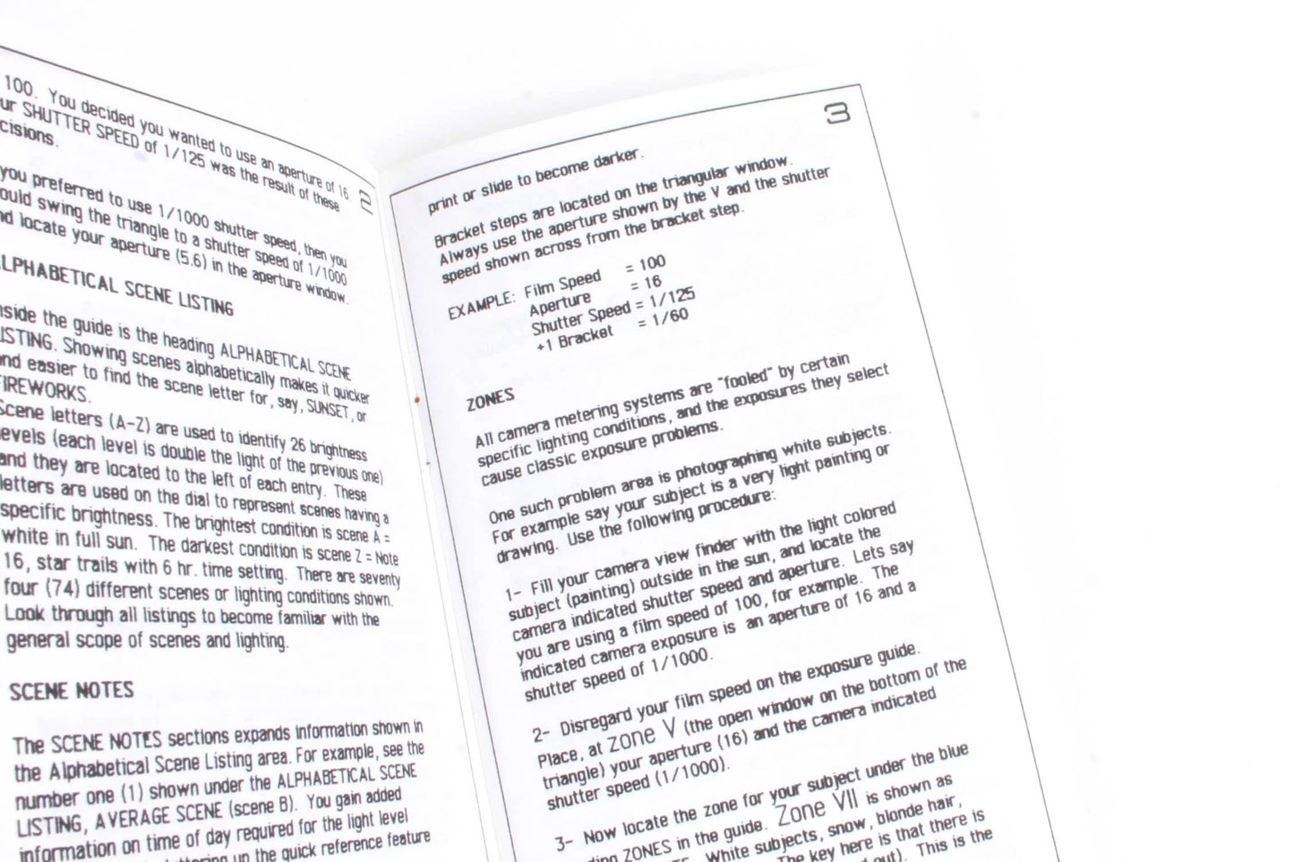Camera Exposure Guide and Manual