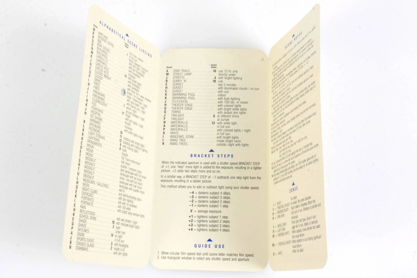 Camera Exposure Guide and Manual