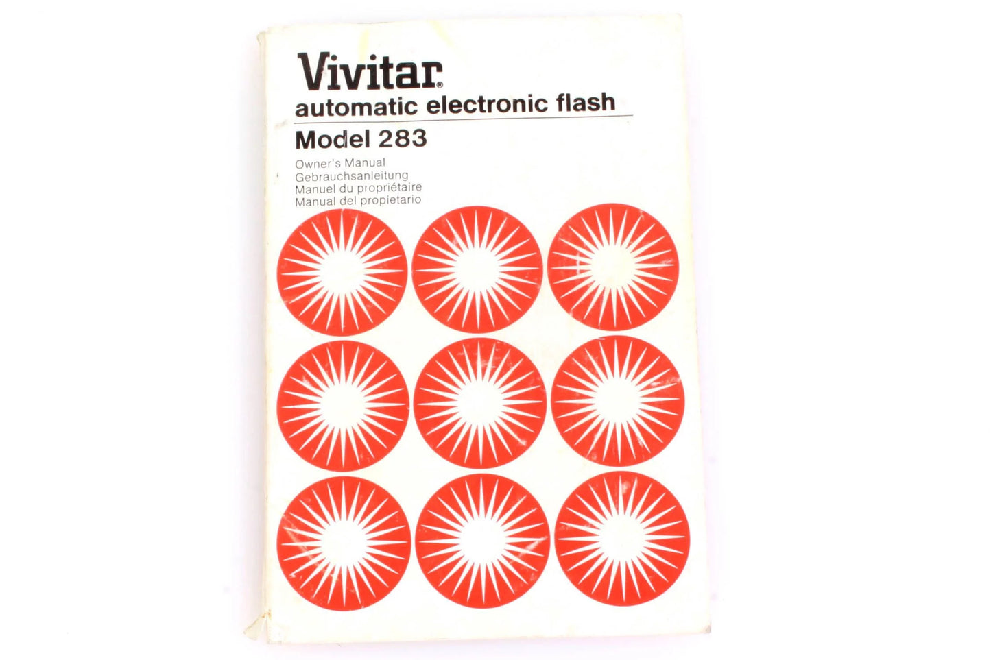 Vivitar 283 Flash Unit Manual