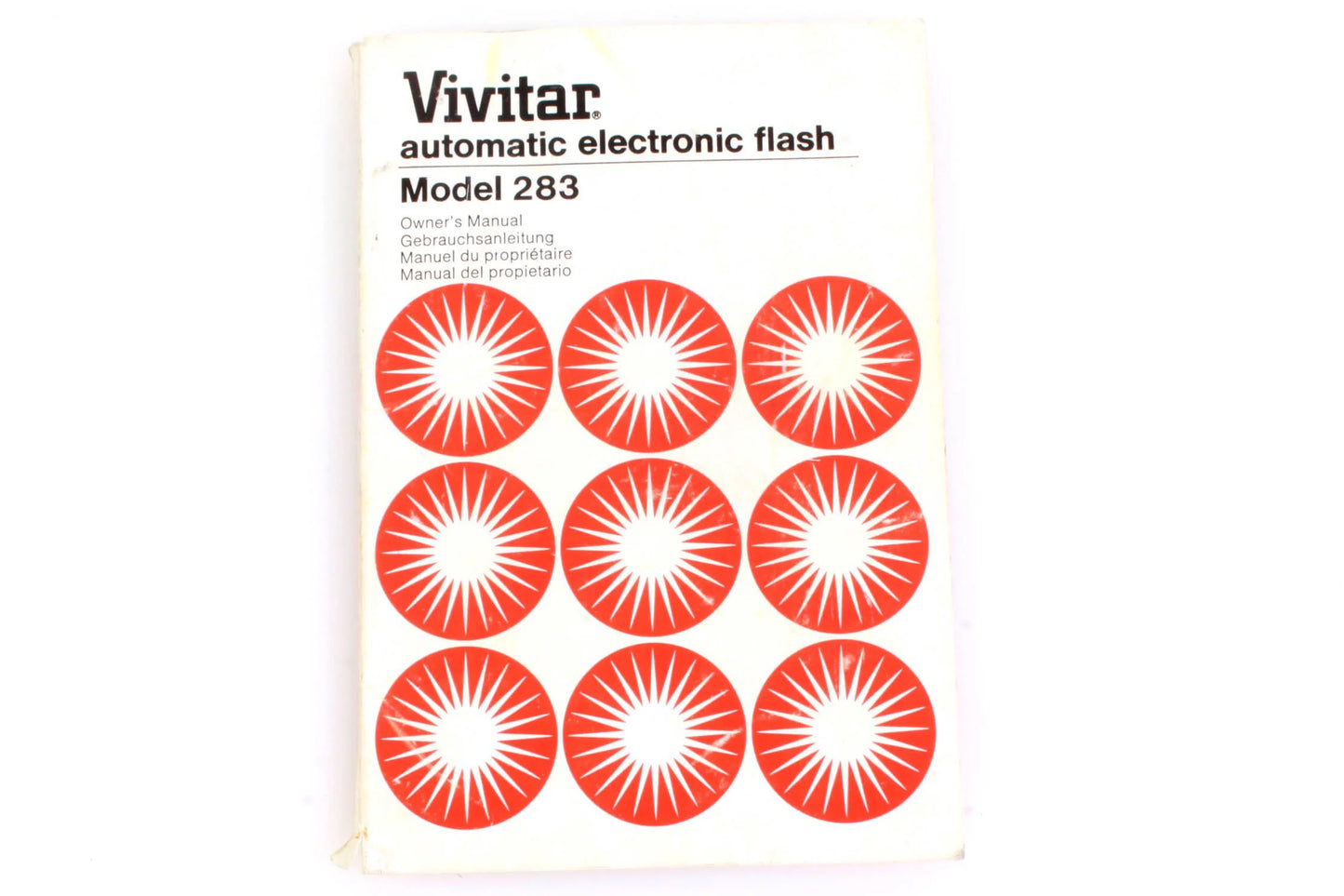 Vivitar 283 Flash Unit Manual