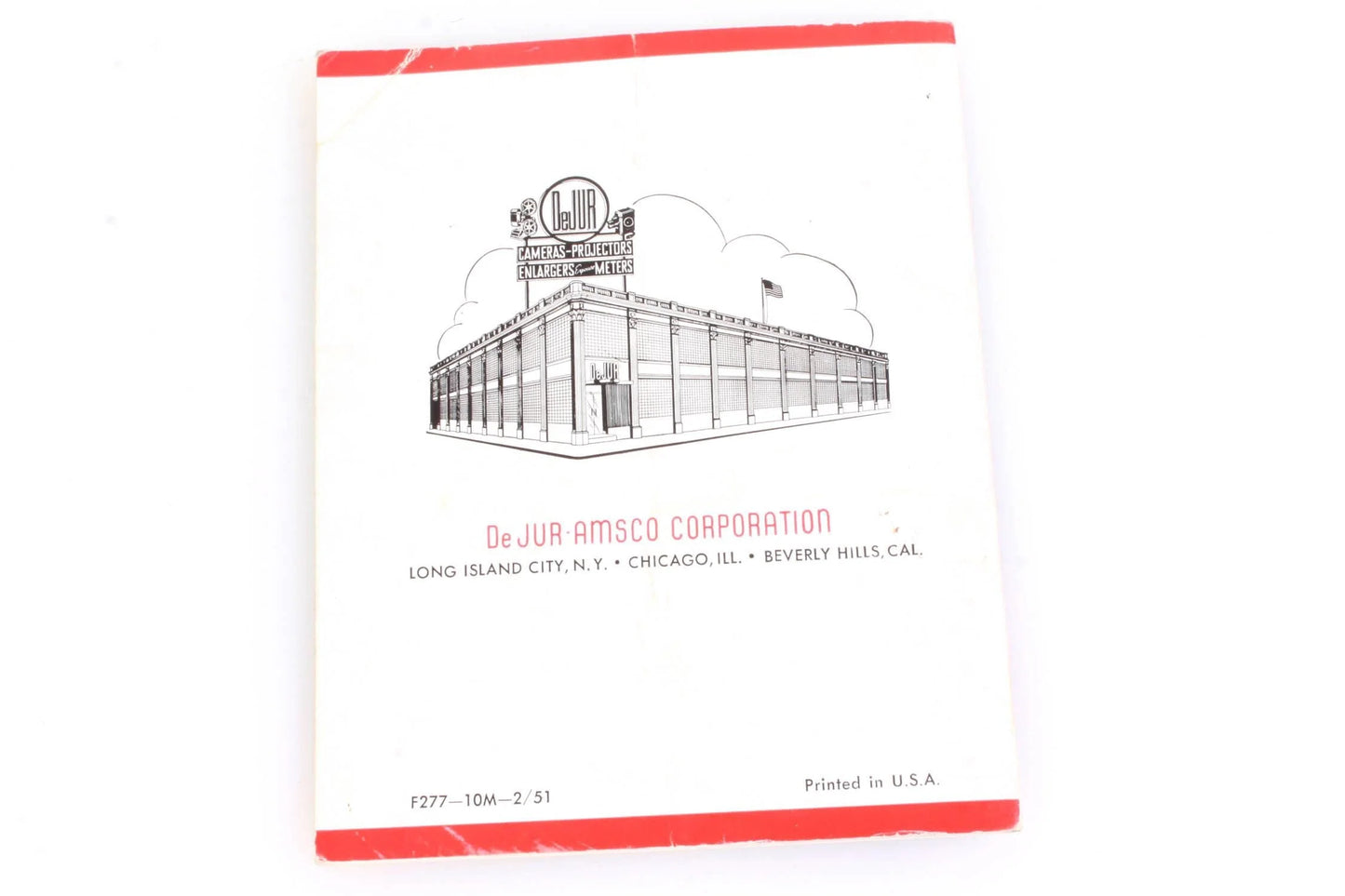 DeJUR Exposure Meter Manual and Index