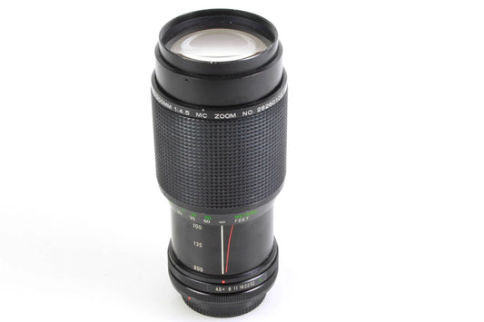 Vivitar 80-200mm F/4.5 Zoom Lens for Canon FD Mount