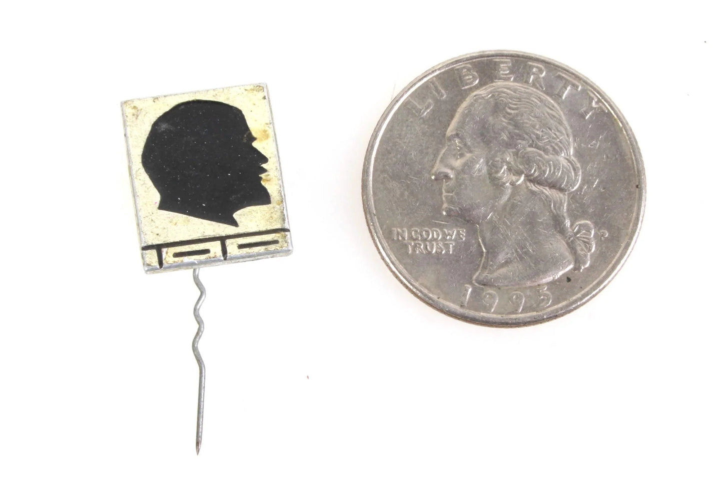 Lenin Silhouette Stab Pin