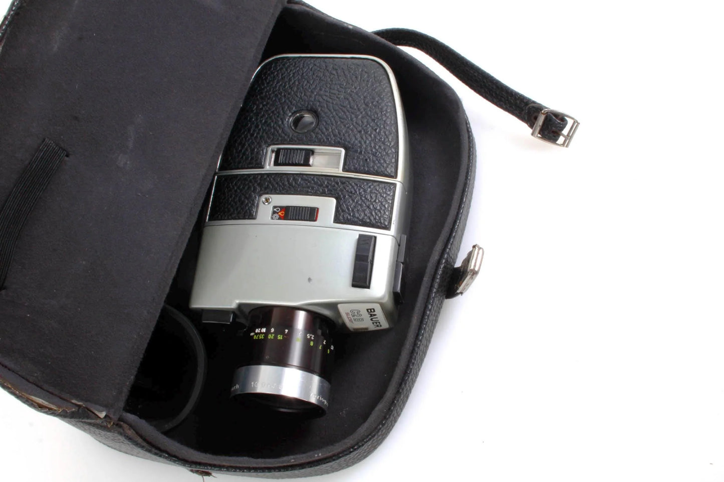 Vintage Bauer C2B Super Movie Camera with Original Case, AS IS