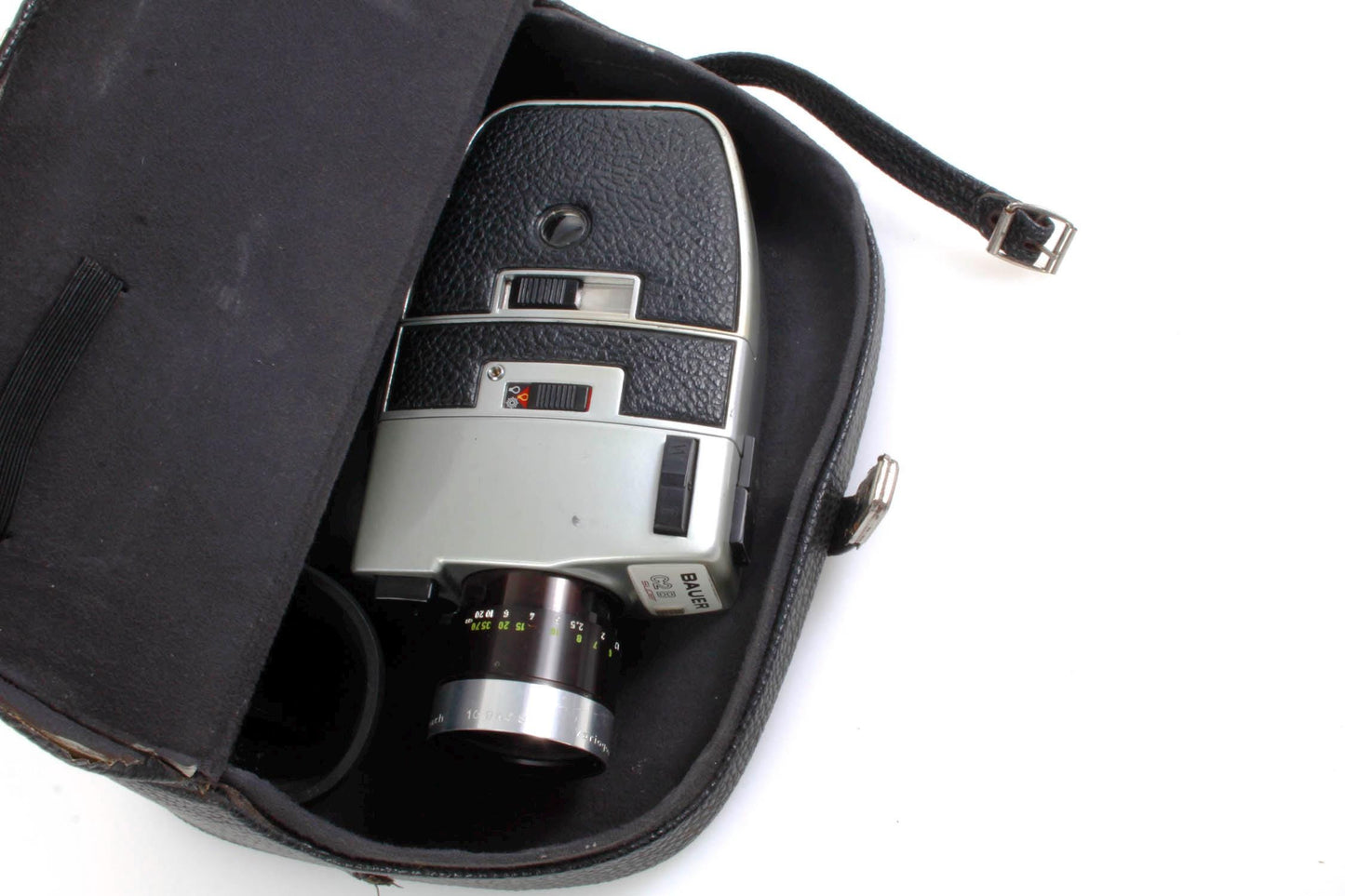 Vintage Bauer C2B Super Movie Camera with Original Case, AS IS