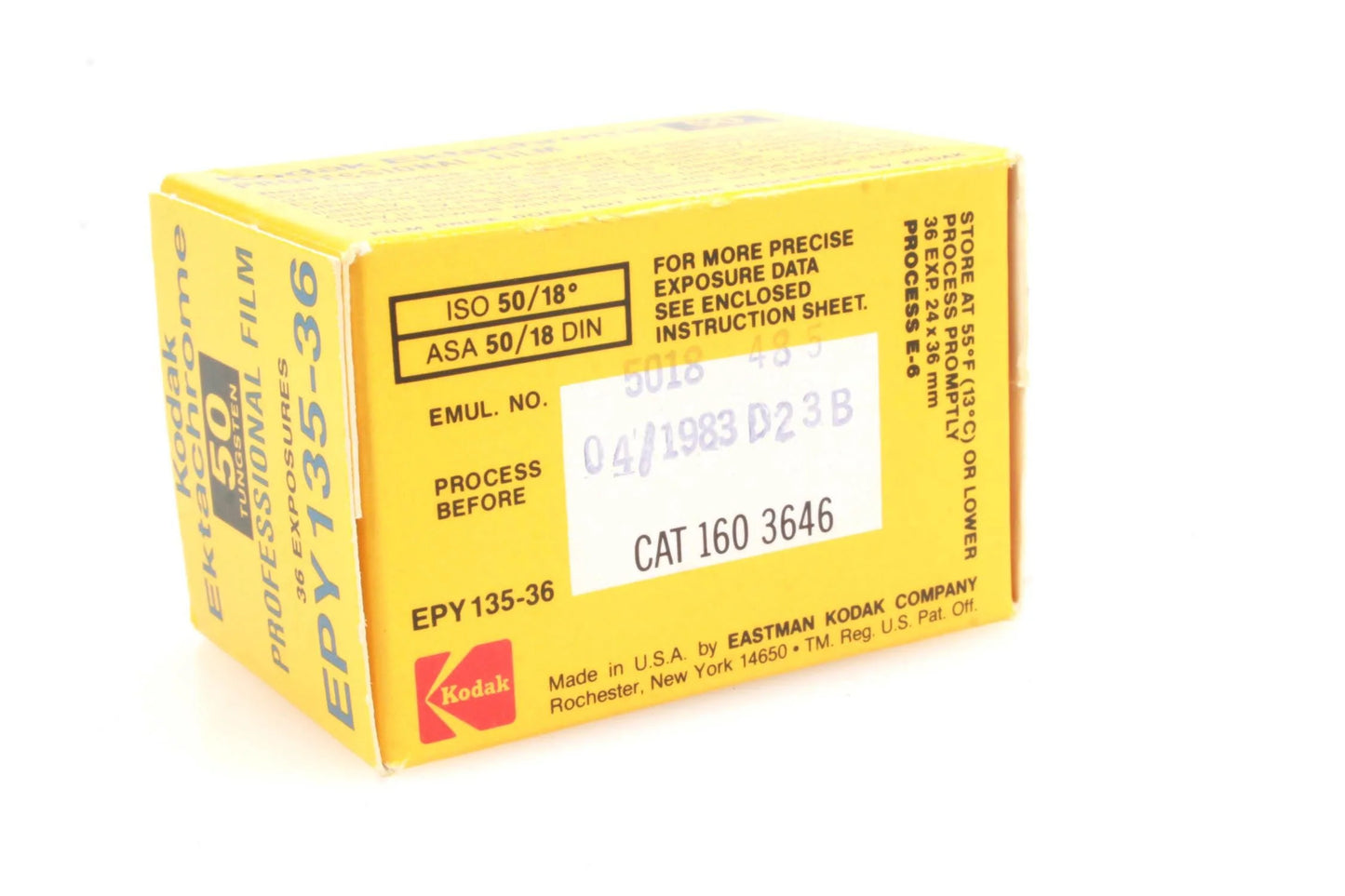 Kodak Ektachrome 50 Tungsten Expired Film