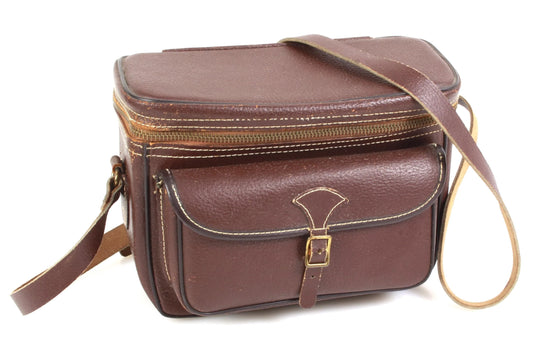Vintage Camera Bag 1950s Leather