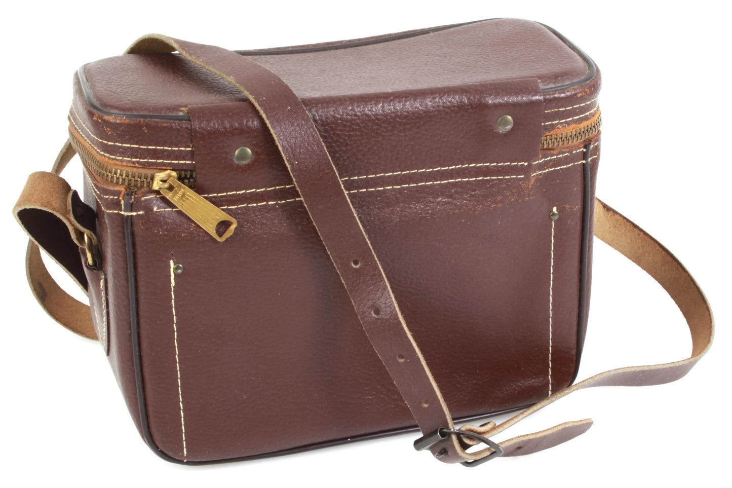 Vintage Camera Bag 1950s Leather