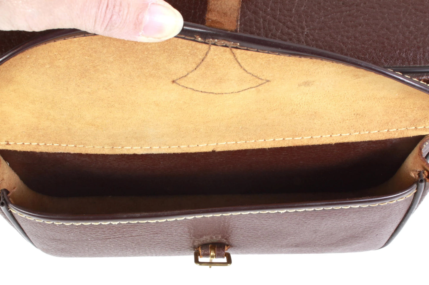Vintage Camera Bag 1950s Leather