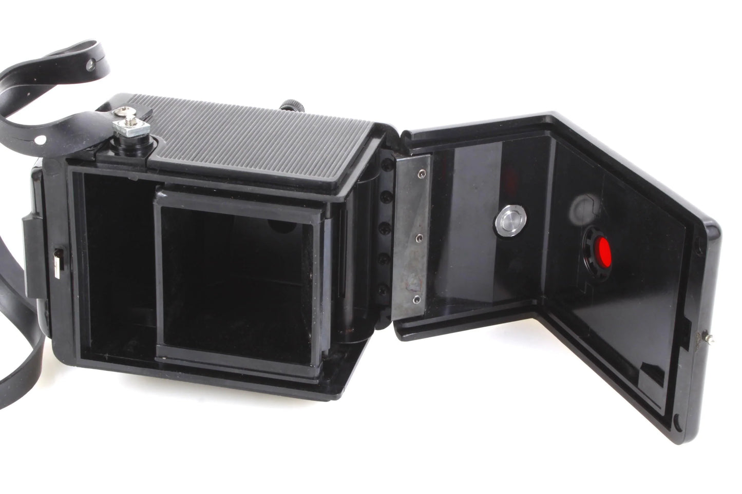 Twin Lens Camera w/ Flash, Shade, Adapter Ring & Filters