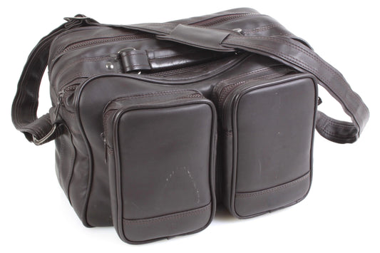 Vintage Camera Bag 5 Pockets 1960s Brown