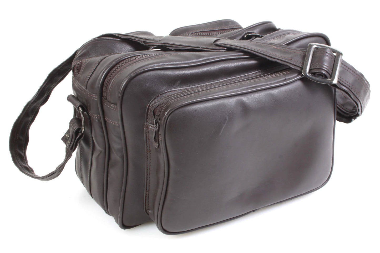 Vintage Camera Bag 5 Pockets 1960s Brown