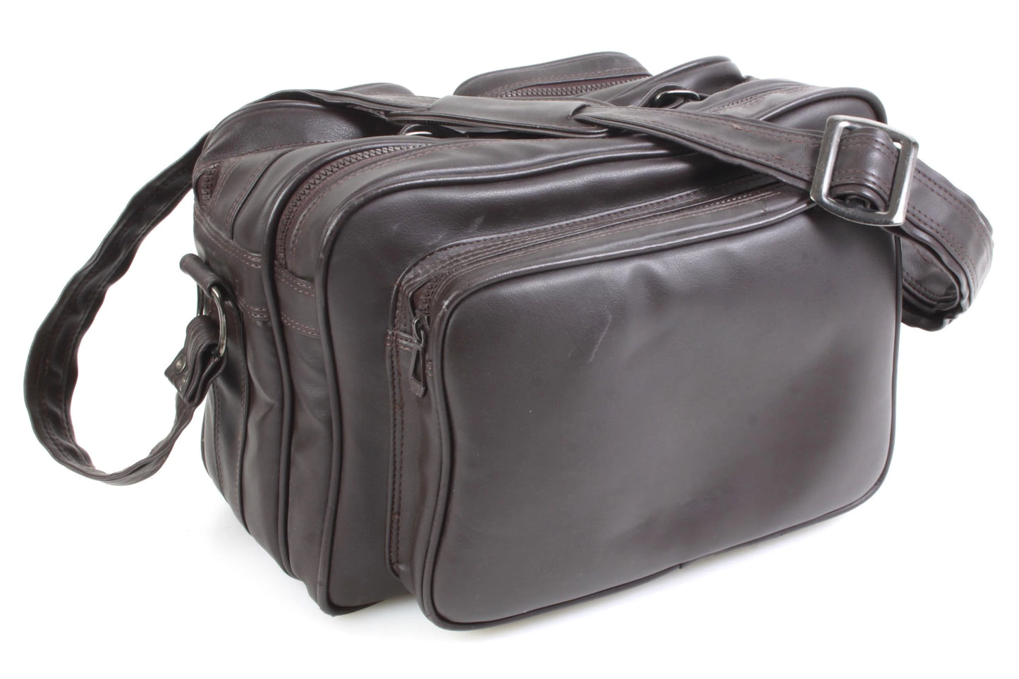 Vintage Camera Bag 5 Pockets 1960s Brown