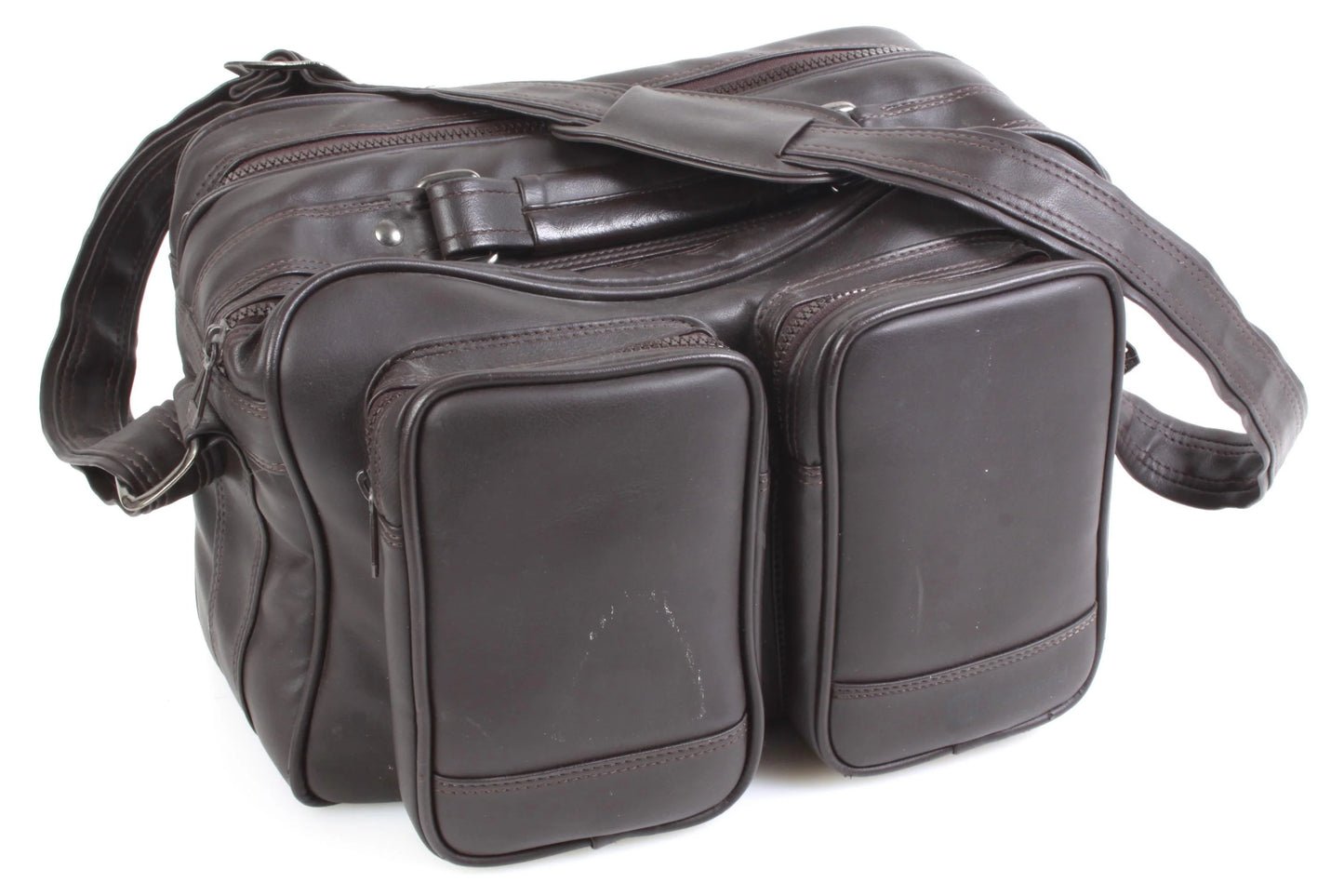 Vintage Camera Bag 5 Pockets 1960s Brown