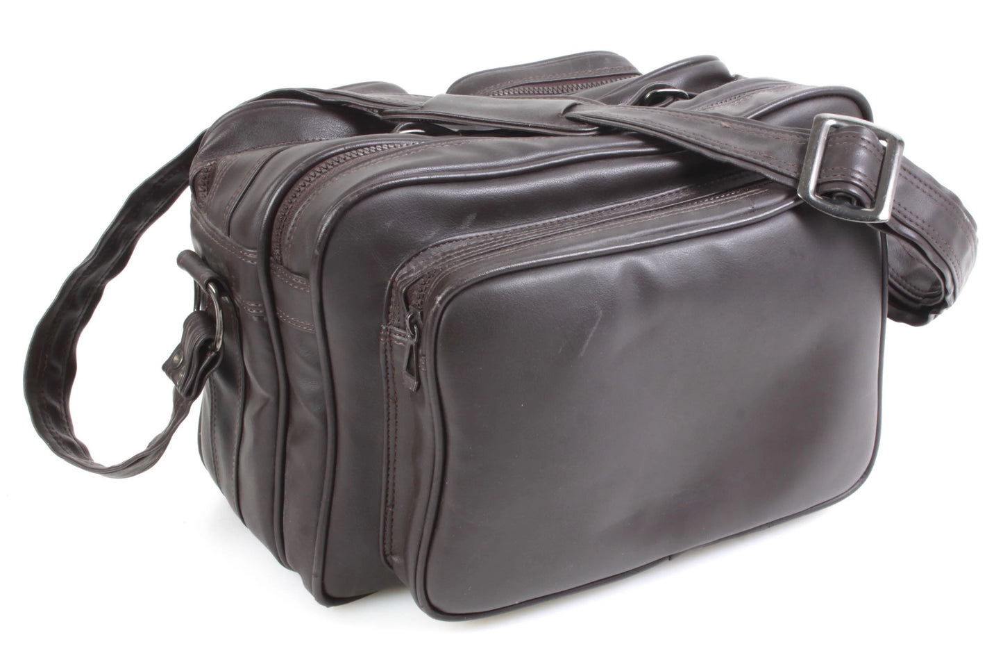 Vintage Camera Bag 5 Pockets 1960s Brown