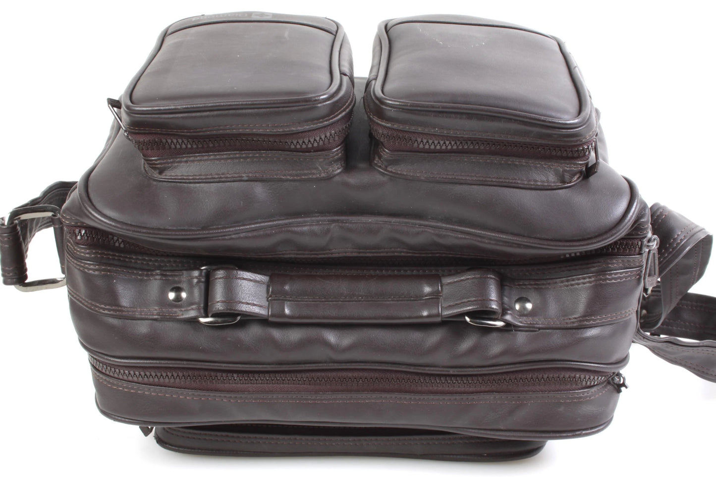 Vintage Camera Bag 5 Pockets 1960s Brown