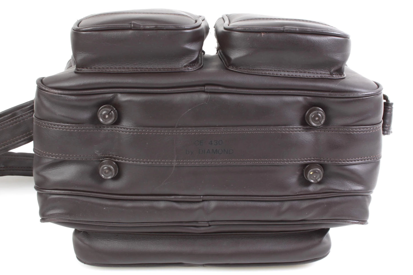 Vintage Camera Bag 5 Pockets 1960s Brown