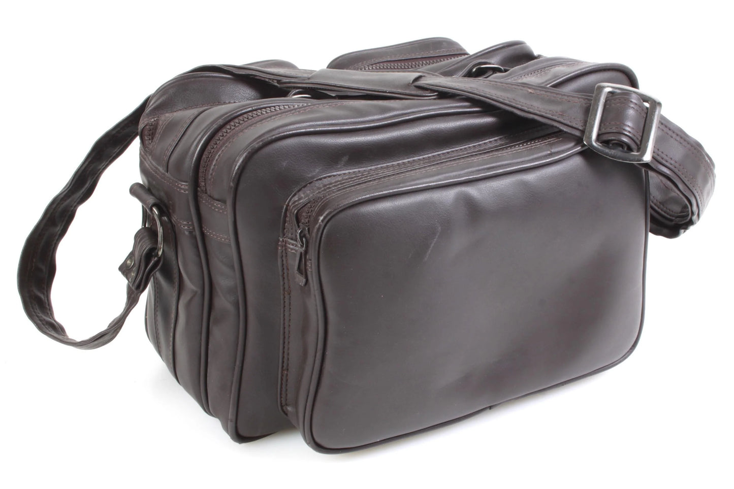 Vintage Camera Bag 5 Pockets 1960s Brown
